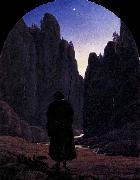 Carl Gustav Carus Pilgrim in a Rocky Valley china oil painting reproduction